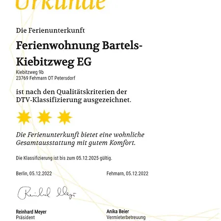 Bartels In Petersdorf Mit Terrasse Apartment *